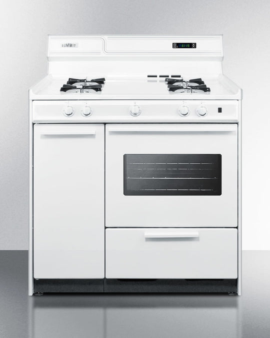 Summit WNM4307KW 36" Wide Gas Range
