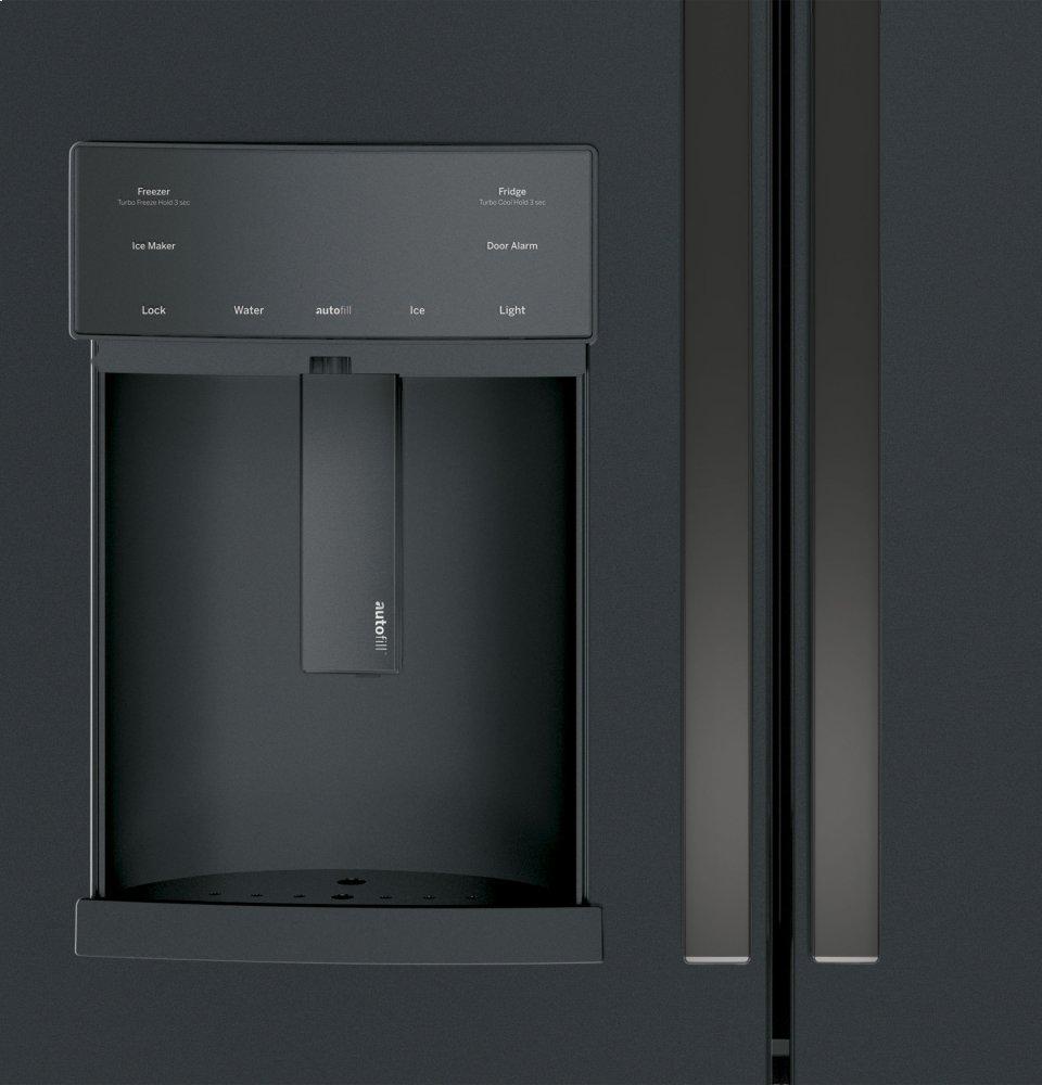 Ge Appliances PYE22KELDS Ge Profile™ Series Energy Star® 22.1 Cu. Ft. Counter-Depth French-Door Refrigerator With Hands-Free Autofill