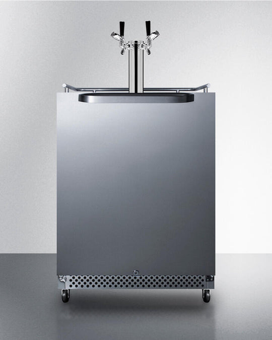 Summit SBC695OSTWINTL 24" Wide Built-In Outdoor Kegerator With Taplocks