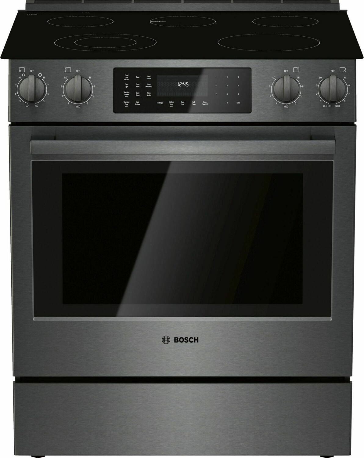 Bosch HEI8046U 800 Series Electric Slide-In Range 30'' Black Inox Hei8046U