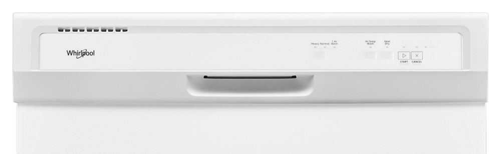 Whirlpool WDF130PAHW Heavy-Duty Dishwasher With 1-Hour Wash Cycle