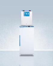 Summit ARS8PVFS30LSTACKMED2 Stacked Combination Of Ars8Pv All-Refrigerator With Antimicrobial Silver-Ion Handle And Hospital Grade Cord With 'Green Dot' Plug And Fs30Lmed2 Compact Manual Defrost All-Freezer For Vaccine Storage