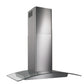 Broan EW5630SS Broan® 30-Inch Curved Glass Canopy Wall-Mount Range Hood W/ Heat Sentry , 500 Cfm, Stainless Steel