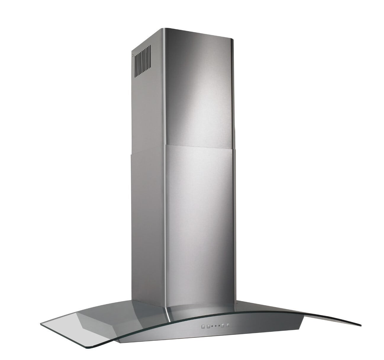 Broan EW5630SS Broan® 30-Inch Curved Glass Canopy Wall-Mount Range Hood W/ Heat Sentry , 500 Cfm, Stainless Steel