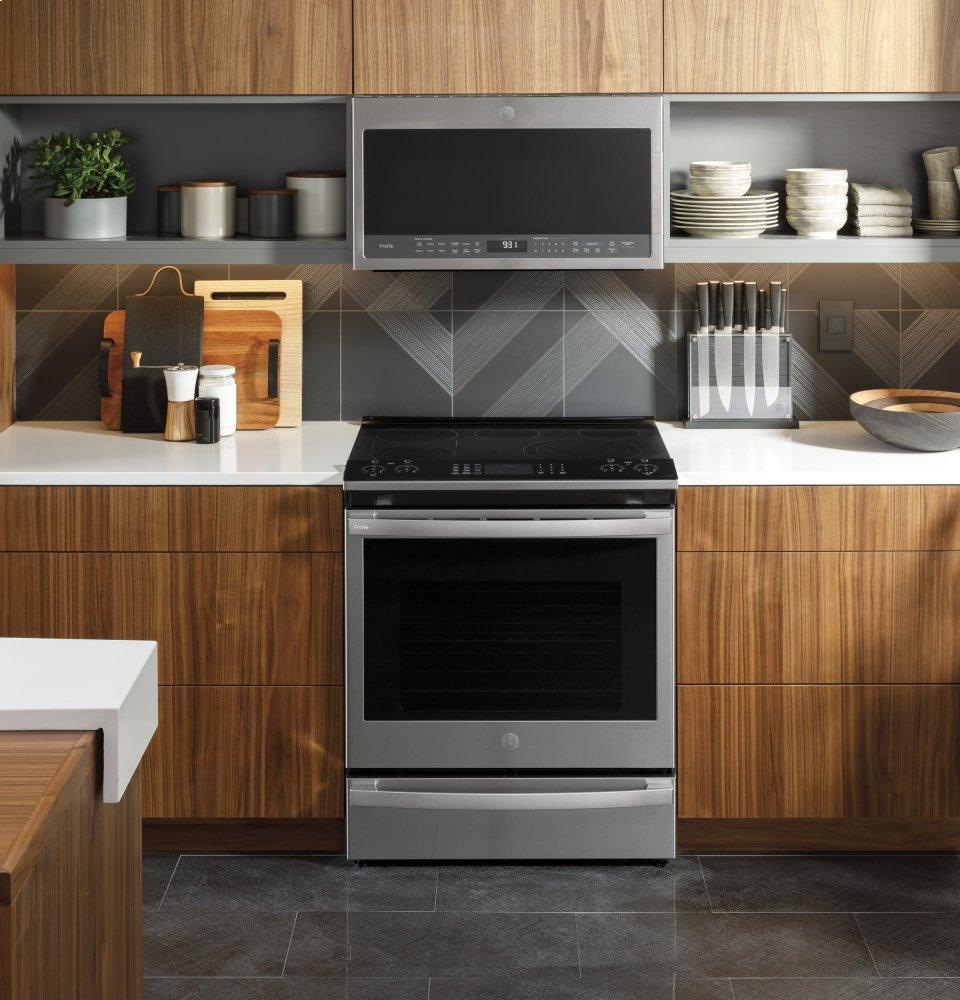 Ge Appliances PSS93YPFS Ge Profile&#8482; 30" Smart Slide-In Electric Convection Fingerprint Resistant Range With No Preheat Air Fry