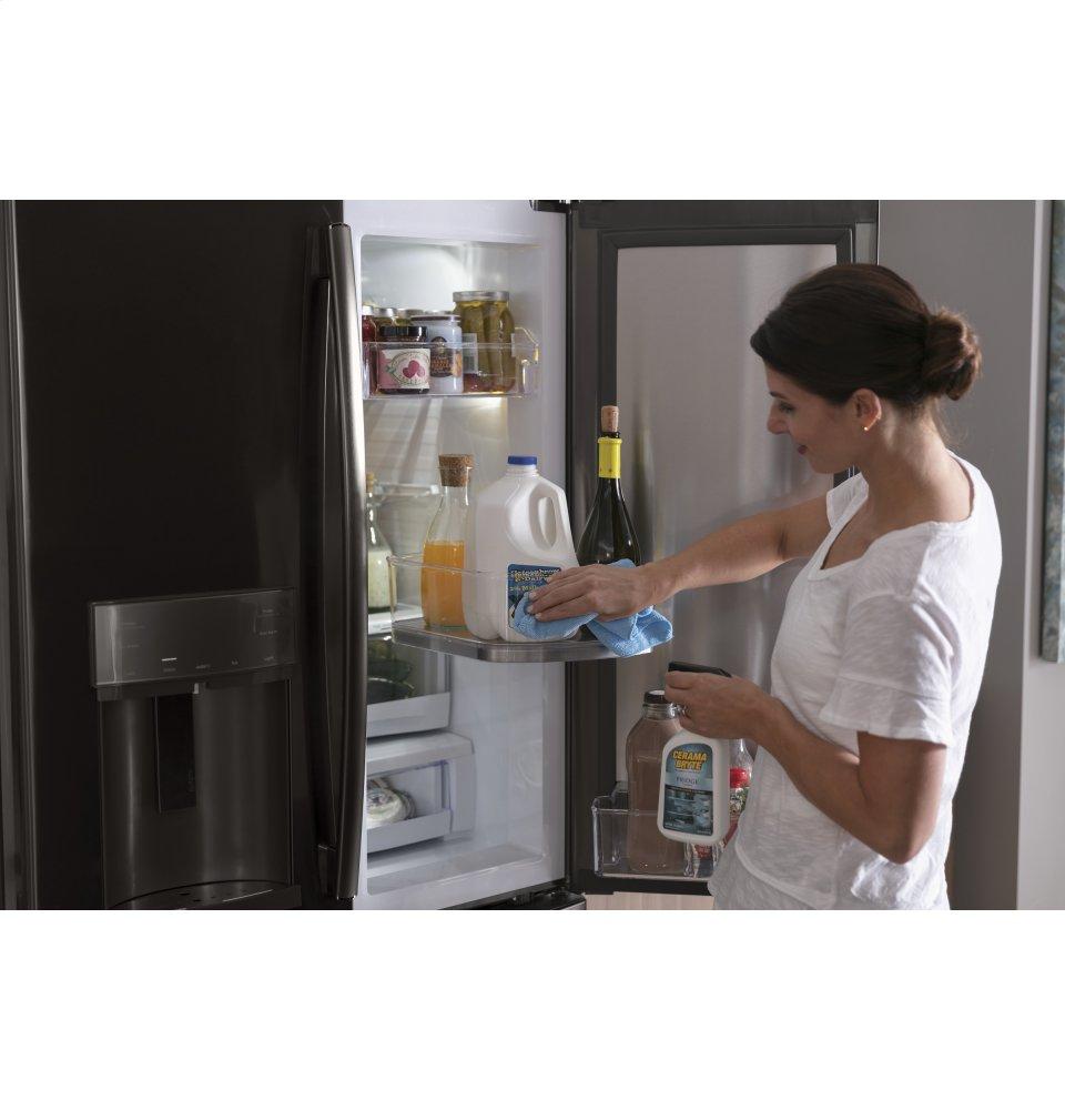 Ge Appliances PFD28KBLTS Ge Profile™ Series 27.7 Cu. Ft. French-Door Refrigerator With Door In Door And Hands-Free Autofill