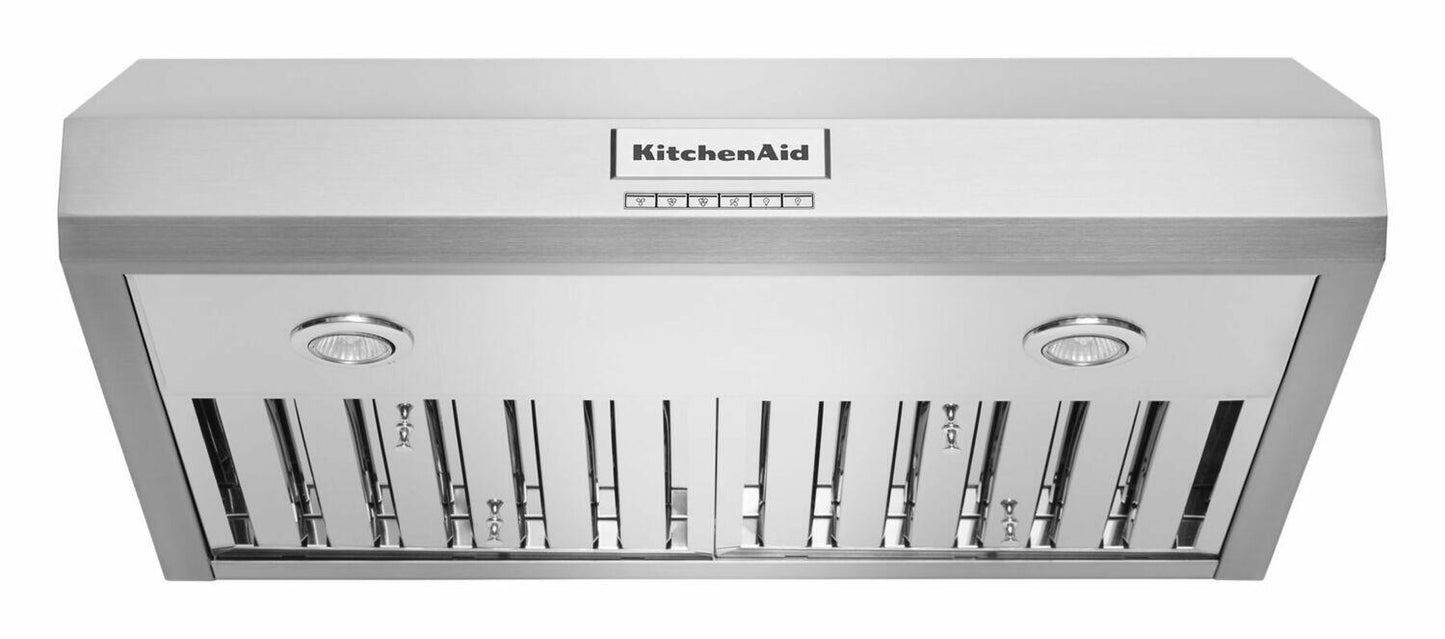 Kitchenaid KVUC600KSS 30" 585 Cfm Motor Class Commercial-Style Under-Cabinet Range Hood System - Stainless Steel