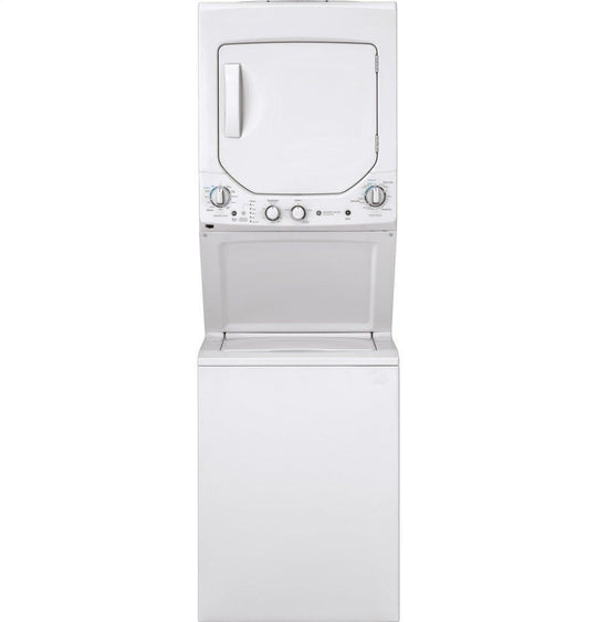 Ge Appliances GUD24ESSMWW Ge Unitized Spacemaker® 2.3 Cu. Ft. Capacity Washer With Stainless Steel Basket And 4.4 Cu. Ft. Capacity Electric Dryer