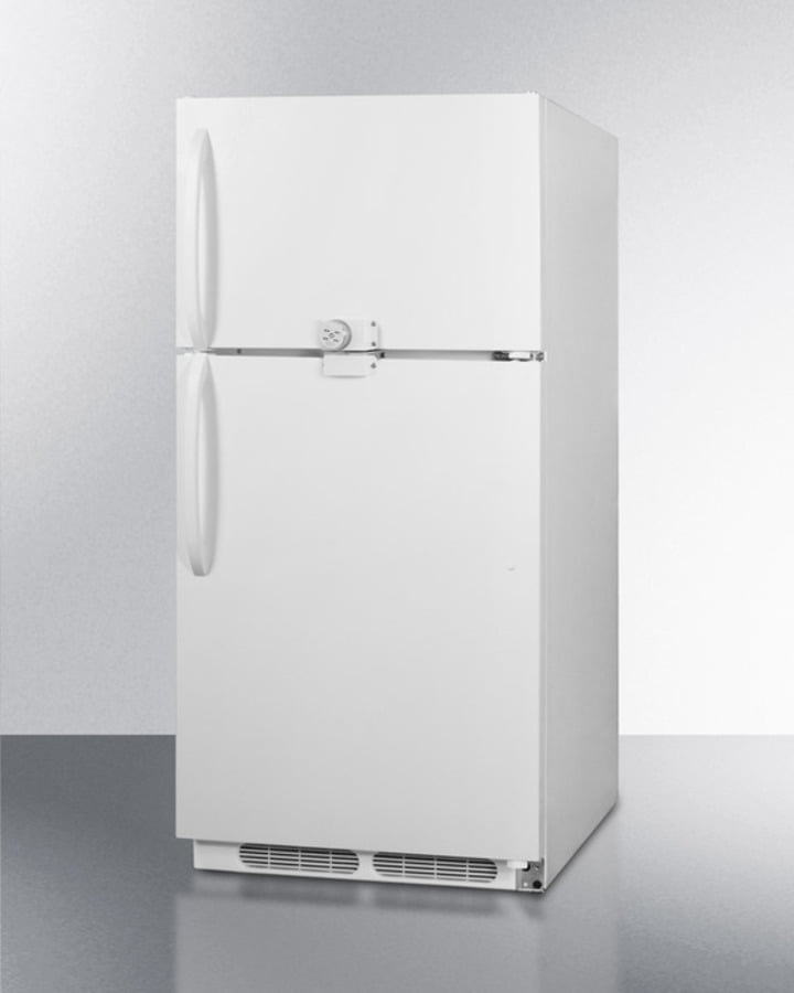 Summit CTR18LLF2 18.2 Cu.Ft. Refrigerator-Freezer With Dual Combination Lock And Frost-Free Operation