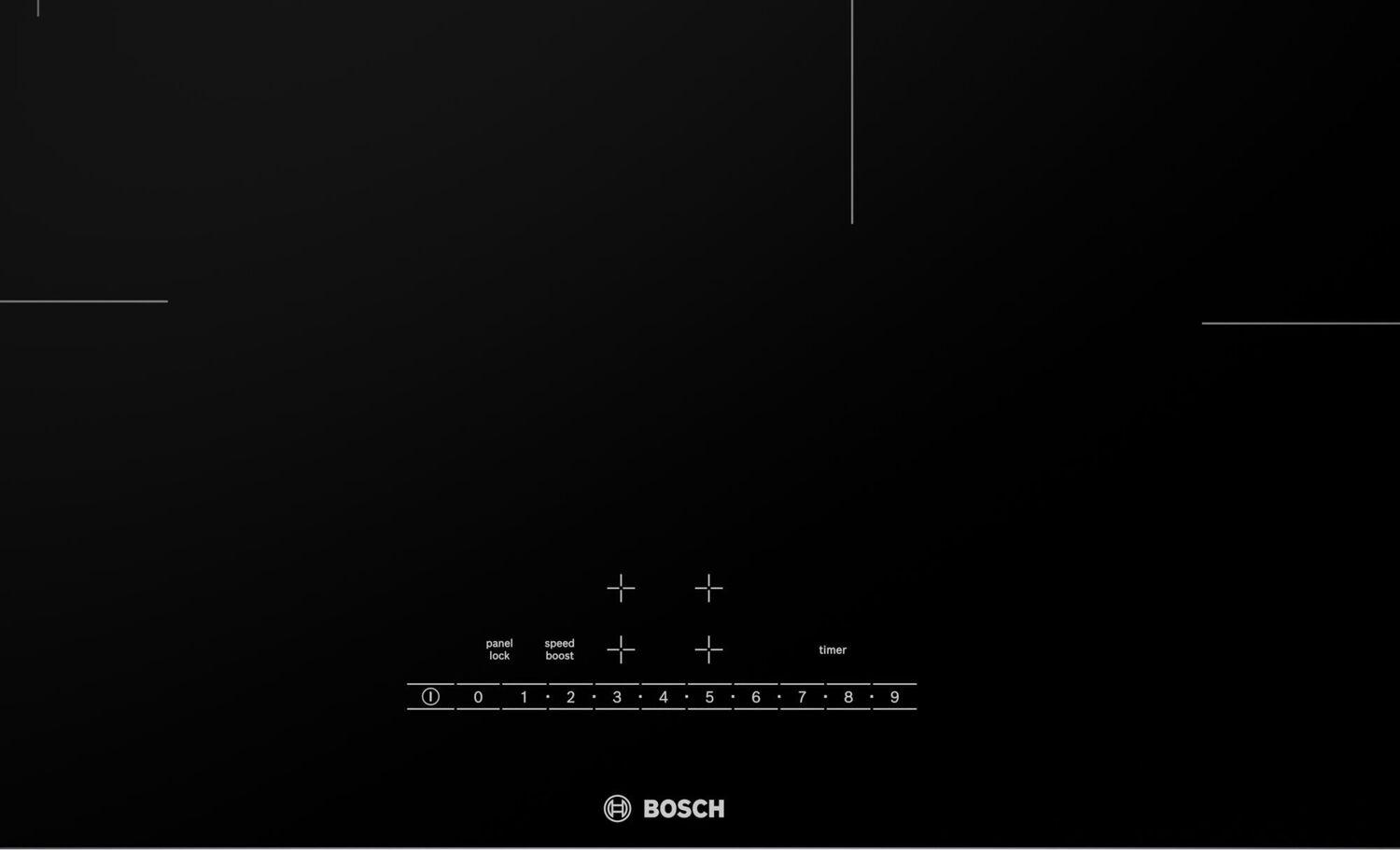 Bosch NIT5060UC 500 Series Induction Cooktop 30'' Black, Surface Mount Without Frame Nit5060Uc