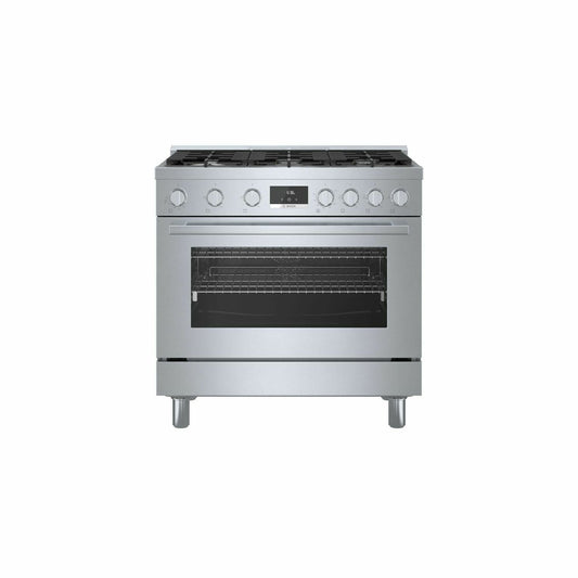 Bosch HGS8655UC 800 Series Gas Freestanding Range 36'' Stainless Steel Hgs8655Uc
