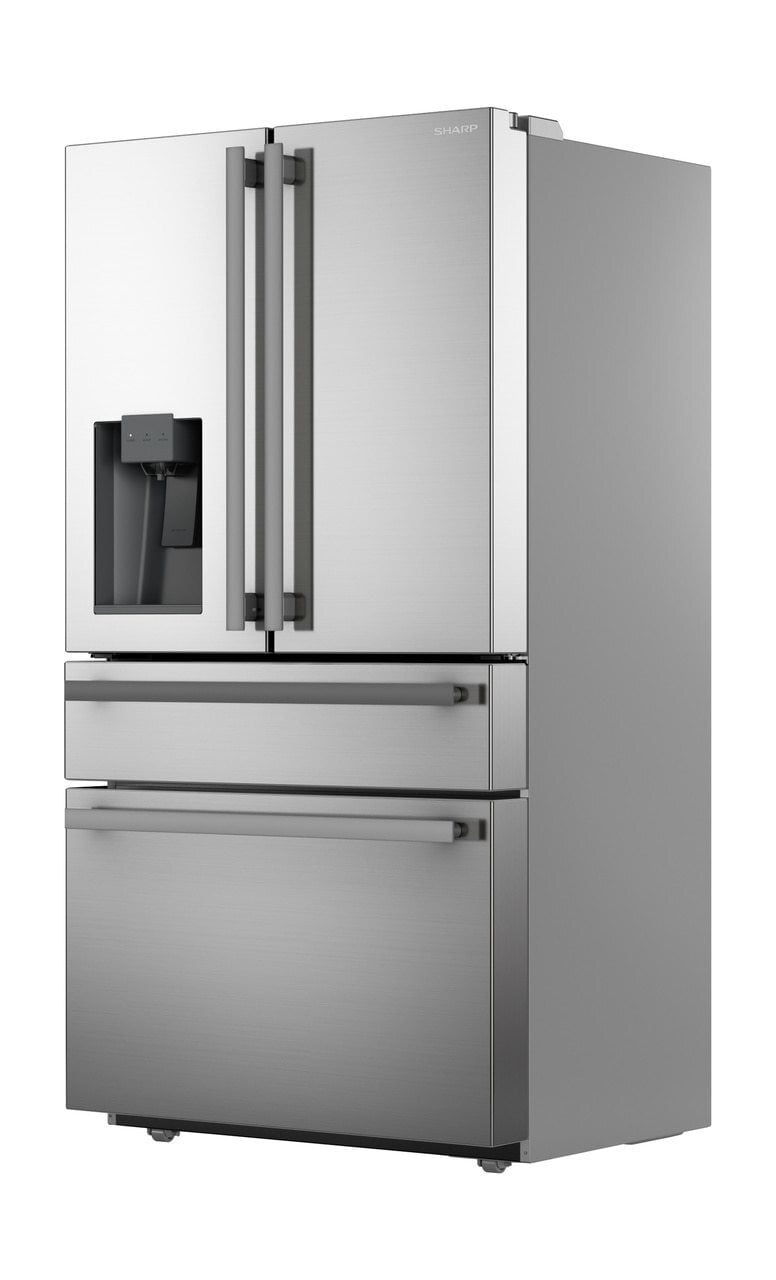 Sharp SJG2254FS Sharp French 4-Door Counter-Depth Refrigerator With Water Dispenser