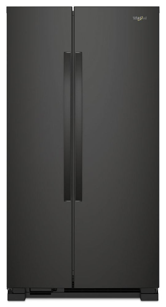 Whirlpool WRS312SNHB 33-Inch Wide Side-By-Side Refrigerator - 22 Cu. Ft.