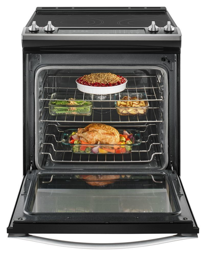 Whirlpool WEE745H0FS 6.4 Cu. Ft. Slide-In Electric Range With True Convection