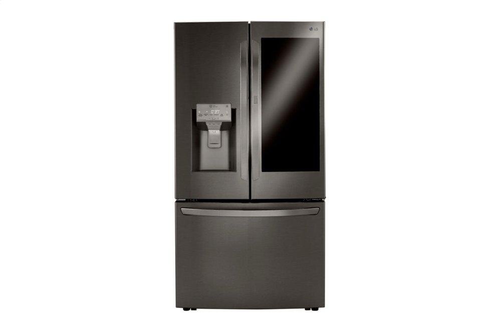 Lg LRFVC2406D 24 Cu. Ft. Smart Wi-Fi Enabled Instaview&#8482; Door-In-Door® Counter-Depth Refrigerator With Craft Ice&#8482; Maker