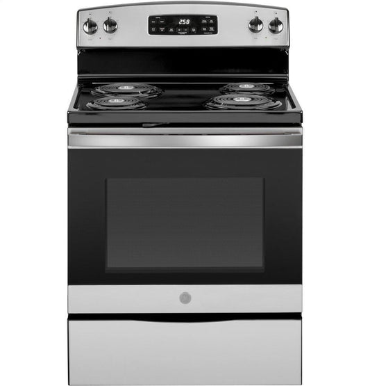 Ge Appliances JB258RMSS Ge® 30" Free-Standing Self-Clean Electric Range