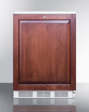 Summit FF6LBI7IF Commercially Approved Built-In Undercounter All-Refrigerator With Auto Defrost, Deluxe Interior, And Front Lock; Capable Of Accepting Full Overlay Panels