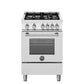 Bertazzoni MAS244GASXV 24 Inch All Gas Range, 4 Burners Stainless Steel