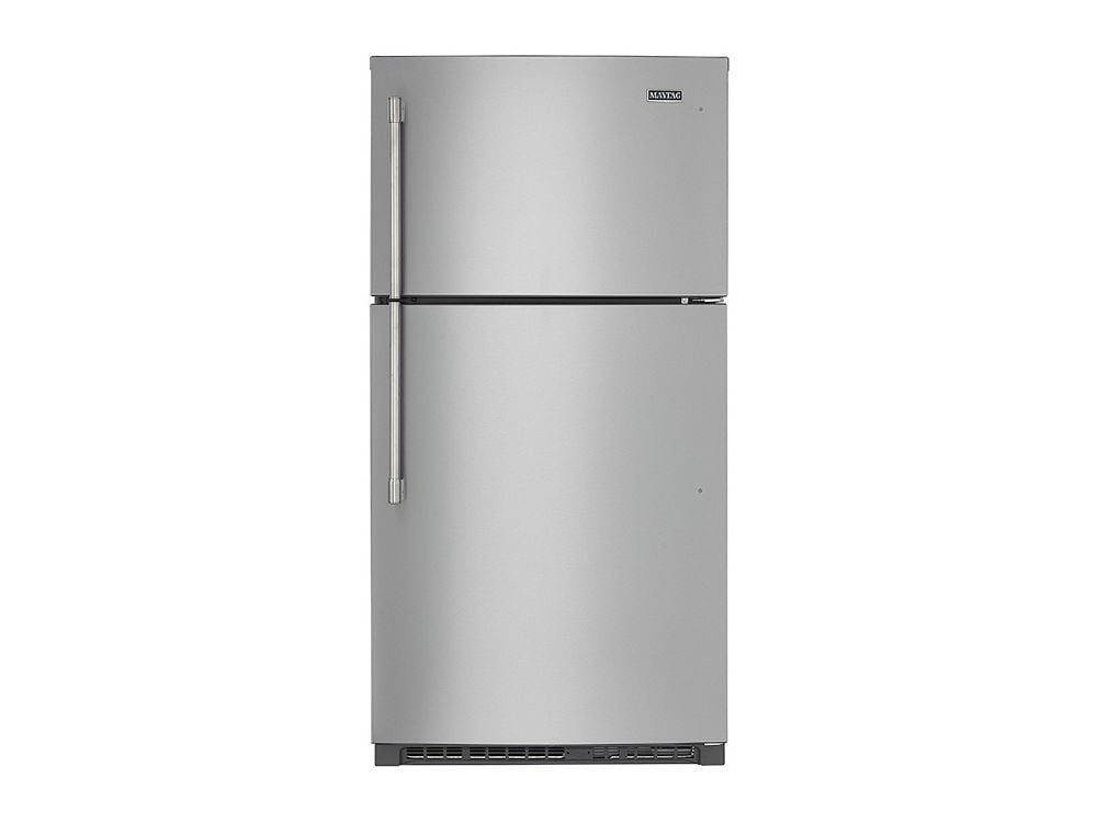 Maytag MRT711SMFZ 33-Inch Wide Top Freezer Refrigerator With Evenair Cooling Tower- 21 Cu. Ft.