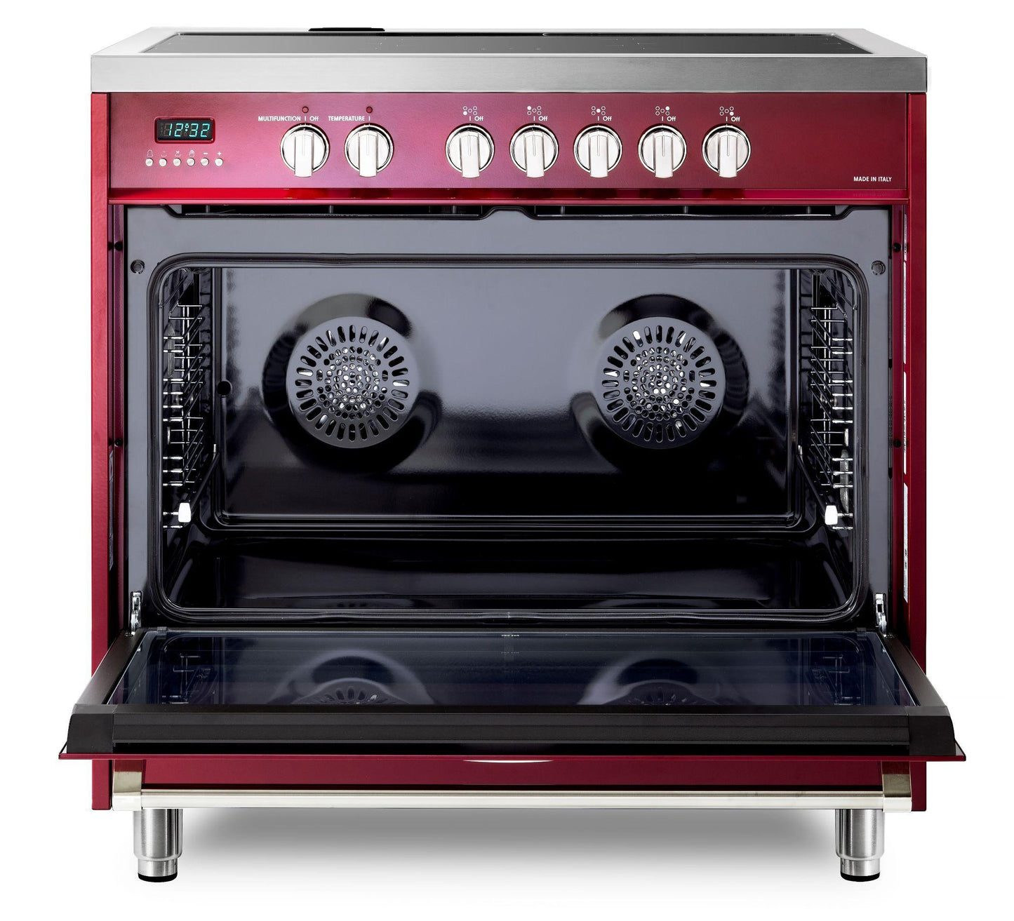 Verona VDFSIE365BU Designer 36" Induction Single Oven Range - Burgundy