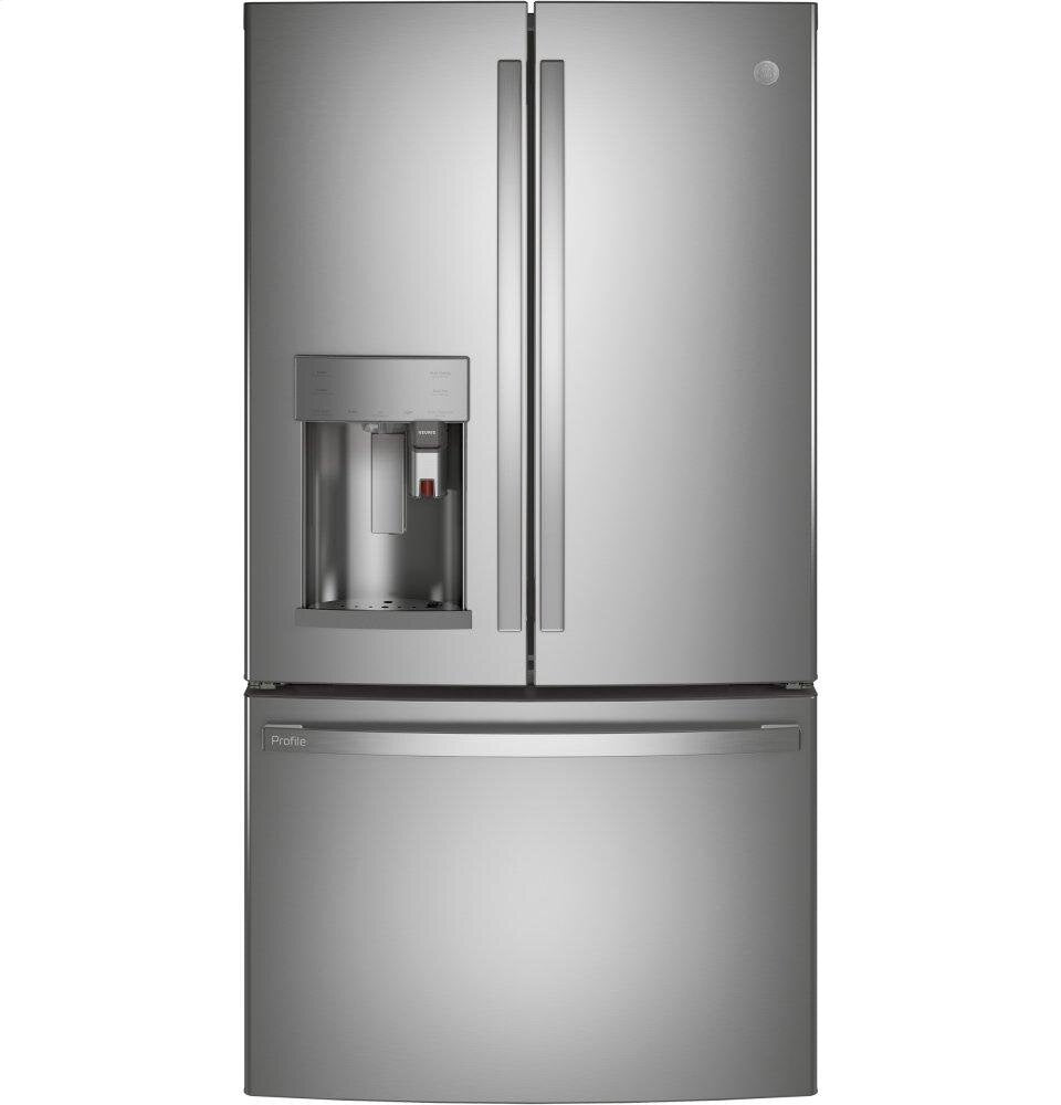 Ge Appliances PFE28PYNFS Ge Profile™ Series Energy Star® 27.7 Cu. Ft. Smart Fingerprint Resistant French-Door Refrigerator With Keurig® K-Cup® Brewing System