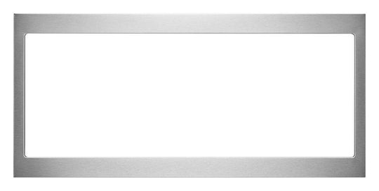 Whirlpool W11451308 Built-In Low Profile Microwave Slim Trim Kit, Stainless Steel