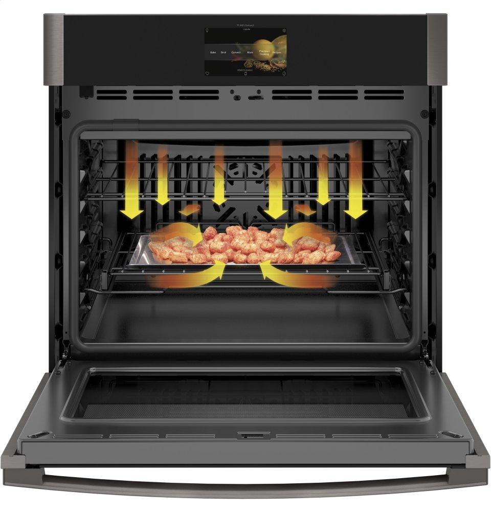 Ge Appliances PTS9000BNTS Ge Profile™ 30" Smart Built-In Convection Single Wall Oven With In-Oven Camera And No Preheat Air Fry