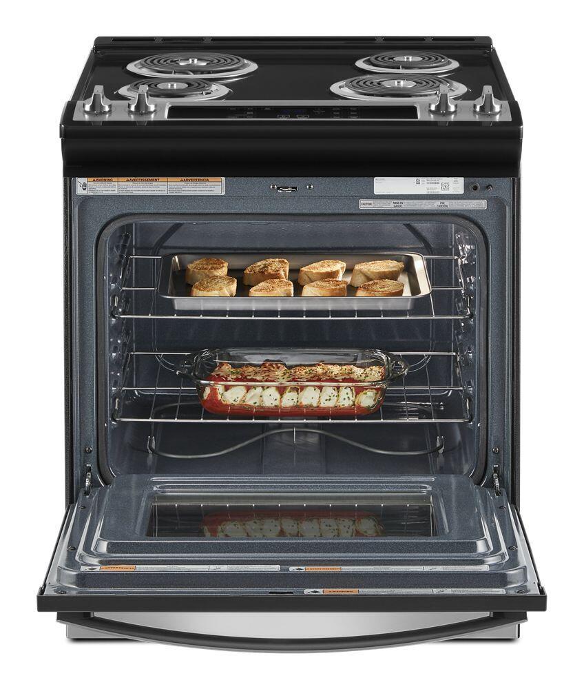 Whirlpool WEC310S0LS 4.8 Cu. Ft. Whirlpool® Electric Range With Frozen Bake&#8482; Technology