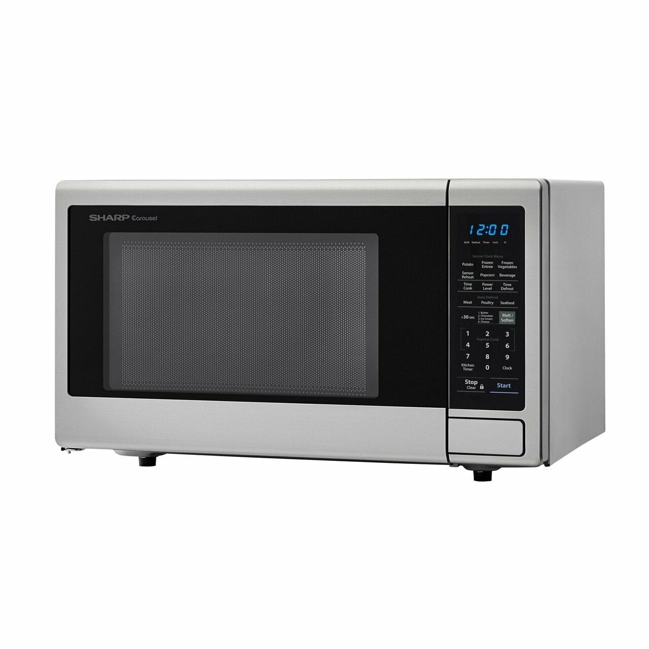 Sharp SMC1842CS 1.8 Cu. Ft. 1100W Sharp Stainless Steel Countertop Microwave Oven
