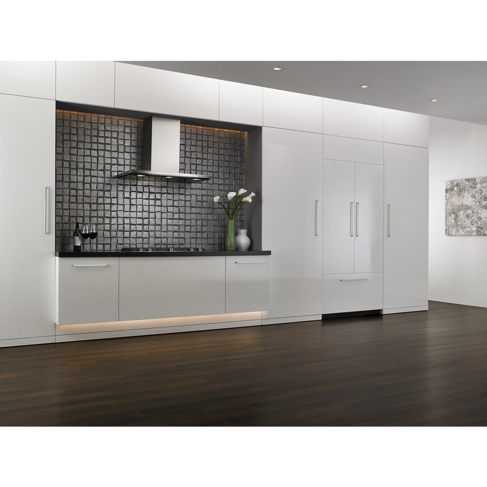 Jennair W10663564 42" Refrigerator Door Panel Kit, Obsidian