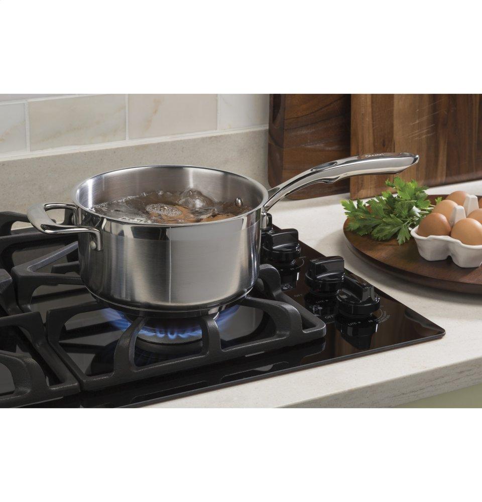 Ge Appliances JGP5530DLBB Ge® 30" Built-In Gas On Glass Cooktop With Dishwasher Safe Grates