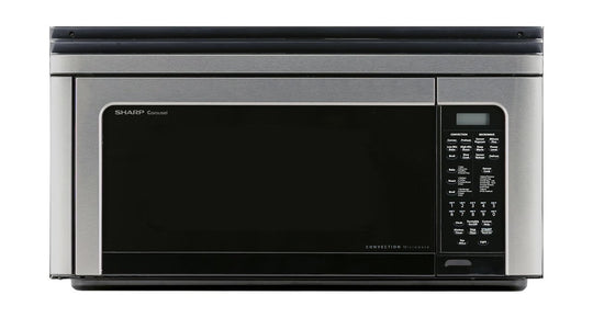 Sharp R1881LSY 1.1 Cu. Ft. 850W Sharp Stainless Steel Convection Over-The-Range Microwave Oven