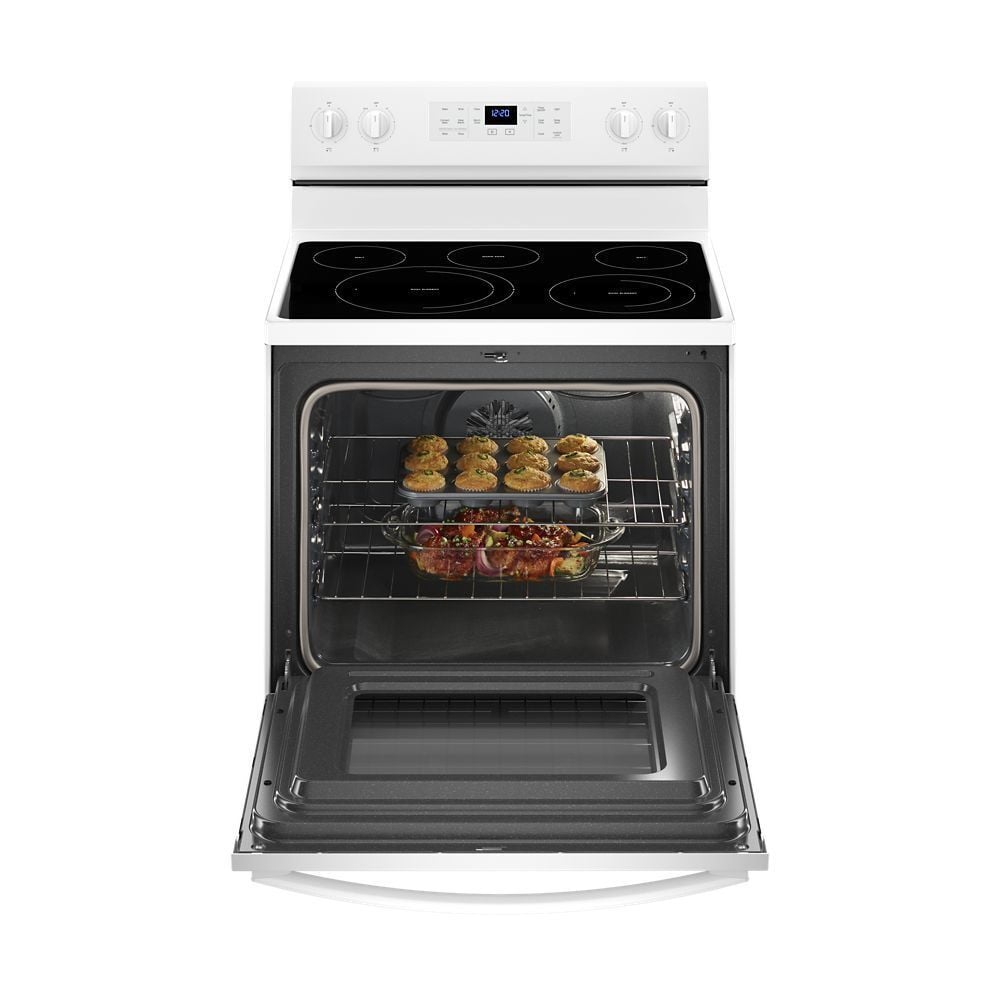 Whirlpool WFE550S0HW 5.3 Cu. Ft. Whirlpool® Electric Range With Frozen Bake Technology