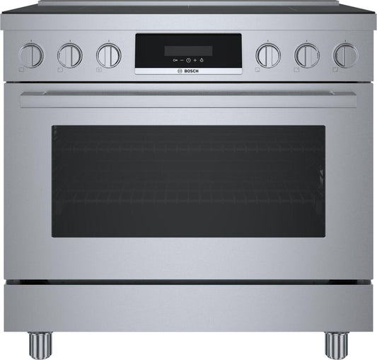 Bosch HIS8655U 800 Series Induction Freestanding Range 36'' Stainless Steel His8655U