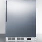 Summit VT65M7SSHVADA Ada Compliant Medical All-Freezer Capable Of -25 C Operation, With Wrapped Stainless Steel Door And Thin Handle
