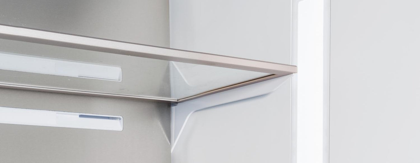 Bertazzoni REF36FDBZPNV 36 Inch Built-In French Door Refrigerator With Ice Maker And Internal Water Dispenser Panel Ready