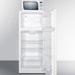 Summit MRF1118W Microwave/Refrigerator-Freezer Combination