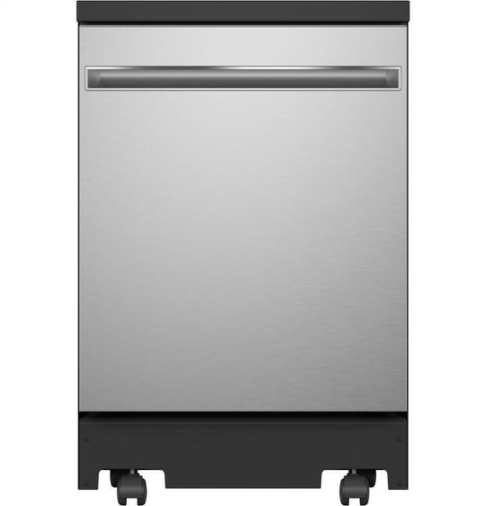 Ge Appliances GPT225SSLSS Ge® 24" Stainless Steel Interior Portable Dishwasher With Sanitize Cycle