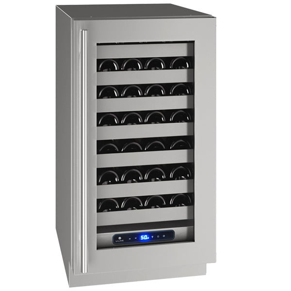 U-Line UHWC518SG51A Hwc518 18" Wine Refrigerator With Stainless Frame Finish And Left-Hand Hinge Door Swing (115 V/60 Hz Volts /60 Hz Hz)
