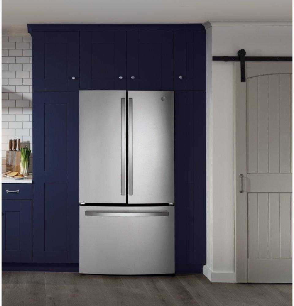 Ge Appliances GNE27JYMFS Ge® Energy Star® 27.0 Cu. Ft. Fingerprint Resistant French-Door Refrigerator