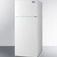 Summit FF1118W Energy Star Qualified Ada Compliant Refrigerator-Freezer In White With Frost-Free Operation