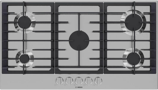 Bosch NGM3650UC 300 Series Gas Cooktop Stainless Steel
