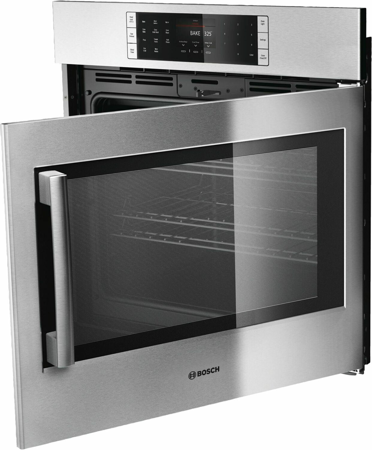 Bosch HBLP451RUC Benchmark Series, 30", Single Wall Oven, Ss, Eu Conv., Tft Touch Control, Right Swing