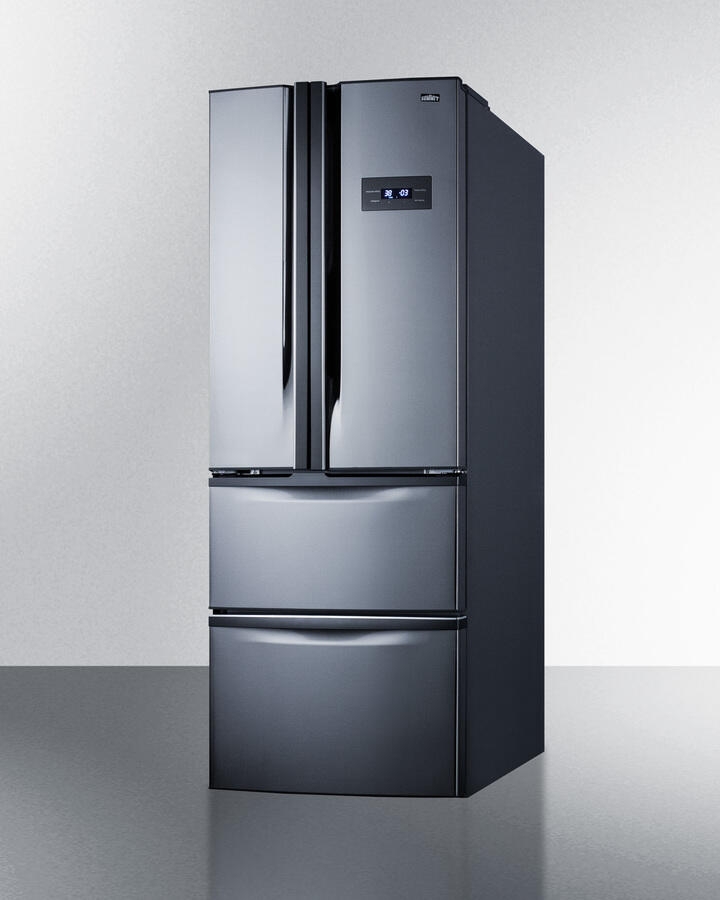 Summit FDRD15SS 27" Wide French Door Refrigerator-Freezer