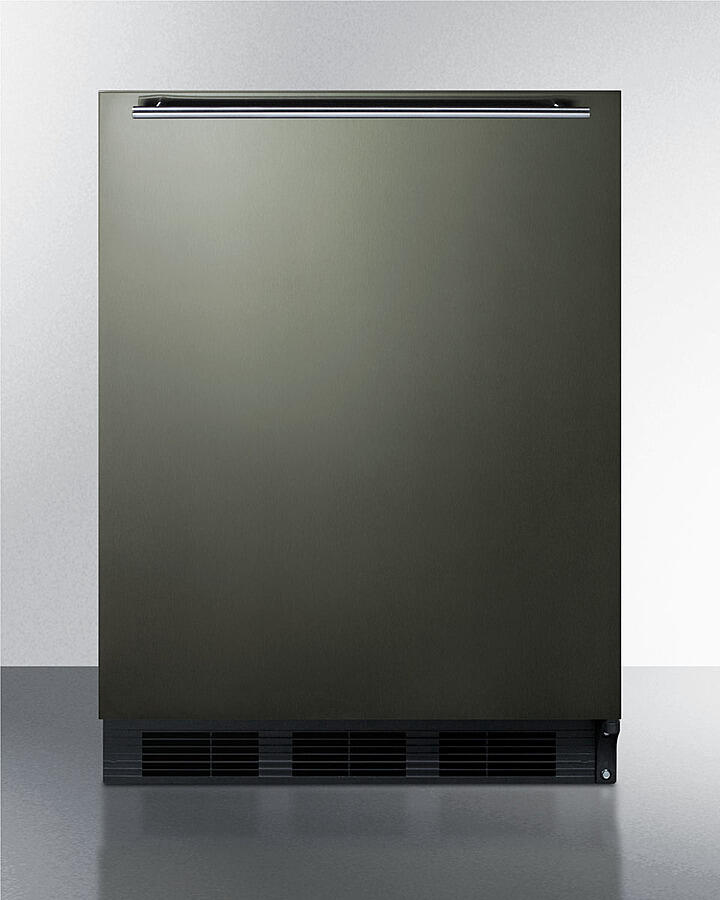 Summit CT663BKBIKSHH 24" Wide Built-In Refrigerator-Freezer