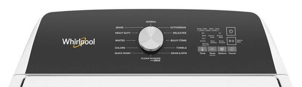 Whirlpool WTW5010LW 4.6 Cu. Ft. Top Load Impeller Washer With Built-In Faucet