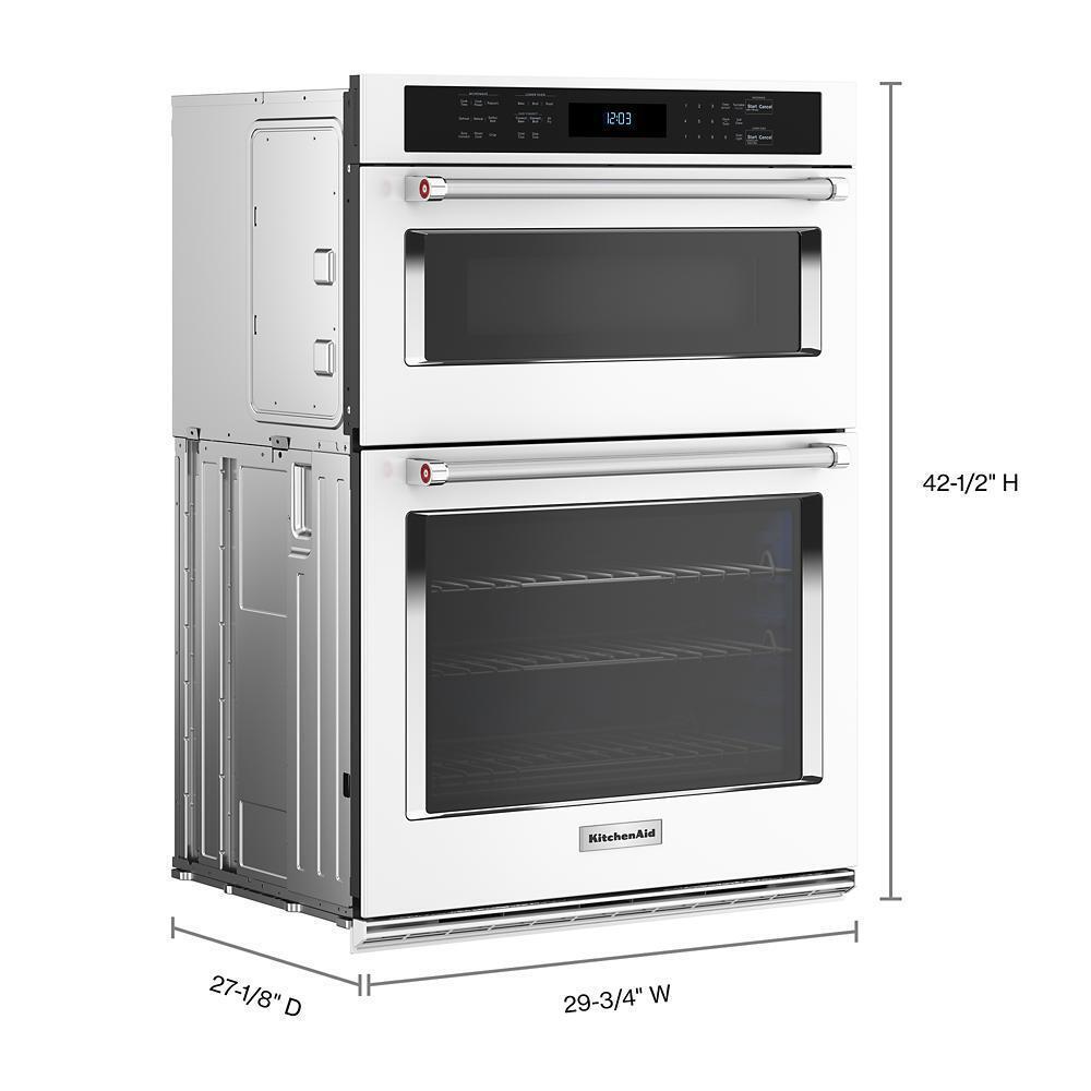 Kitchenaid KOEC530PWH Kitchenaid® Combination Microwave Wall Ovens With Air Fry Mode