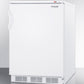 Summit VT65M7 Commercial Freestanding Medical All-Freezer Capable Of -25 C Operation, In White Exterior Finish