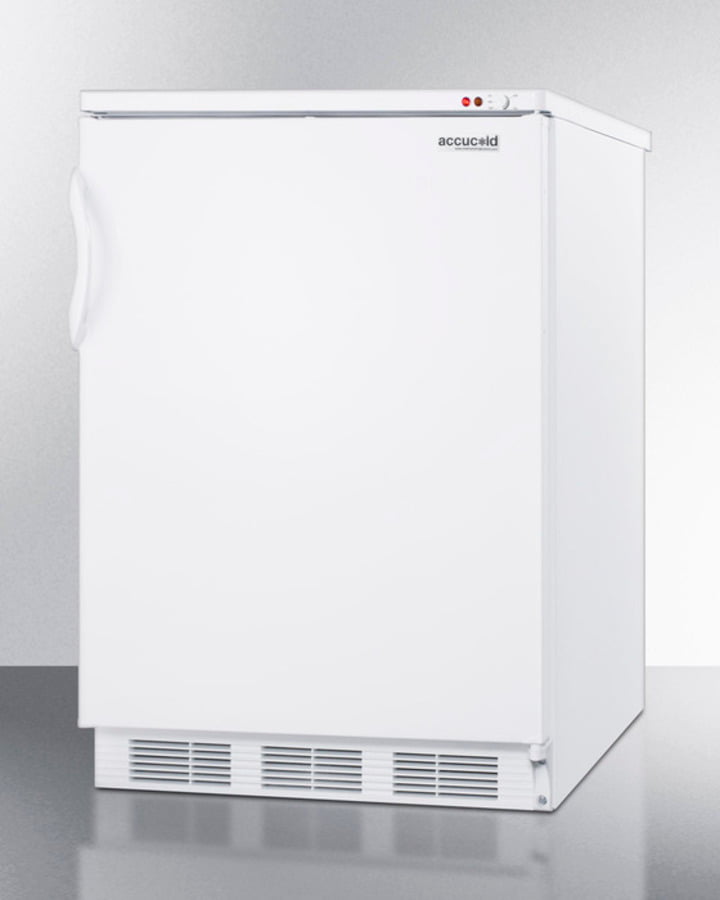Summit VT65M7 Commercial Freestanding Medical All-Freezer Capable Of -25 C Operation, In White Exterior Finish