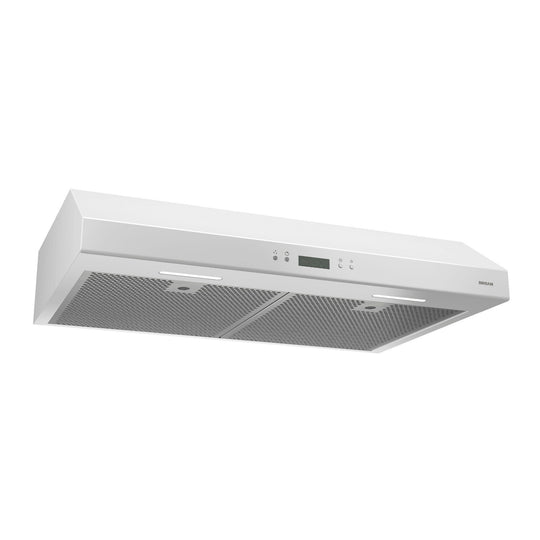 Broan BCDJ130WH Broan® 30-Inch Convertible Under-Cabinet Range Hood W/ Heat Sentry®, 400 Cfm, White